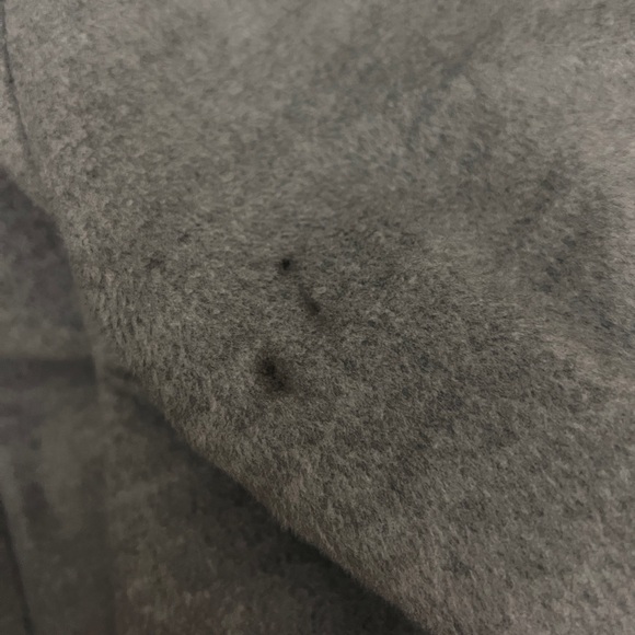 H&M Light Grey Long Pea Coat - Picture 4 of 4